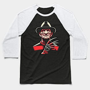 Freddy Krueger Profile - A Nightmare on Elm Street Baseball T-Shirt